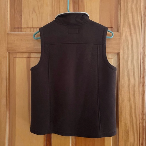 Lauren Ralph Lauren Brown Sherpa Vest - Picture 3 of 4